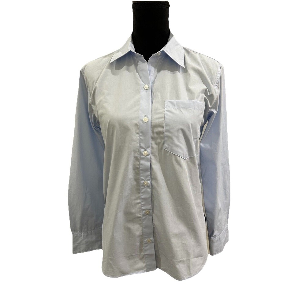 Banana Republic Womens Sz XXS Button Down Shirt White 100% Cotton NWT